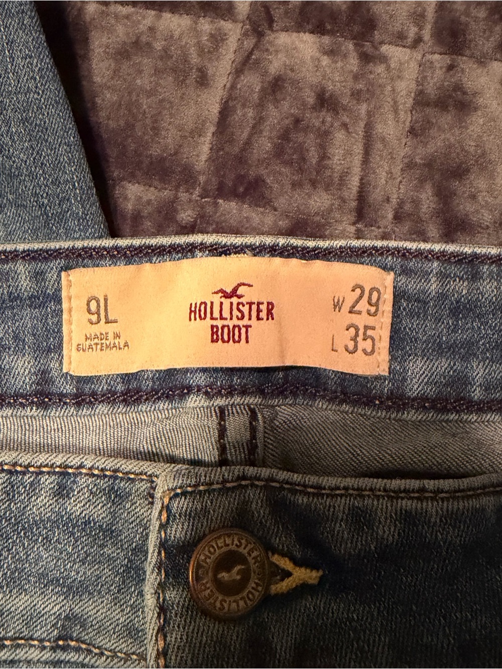 2 pair set Hollister Boot Cut Women’s Jeans size 9 long (29x35)